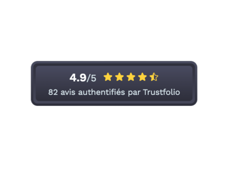 Aperçu du widget Badge Note Moyenne