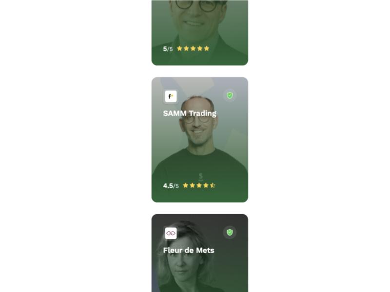 Aperçu du widget Human Carousel Vertical