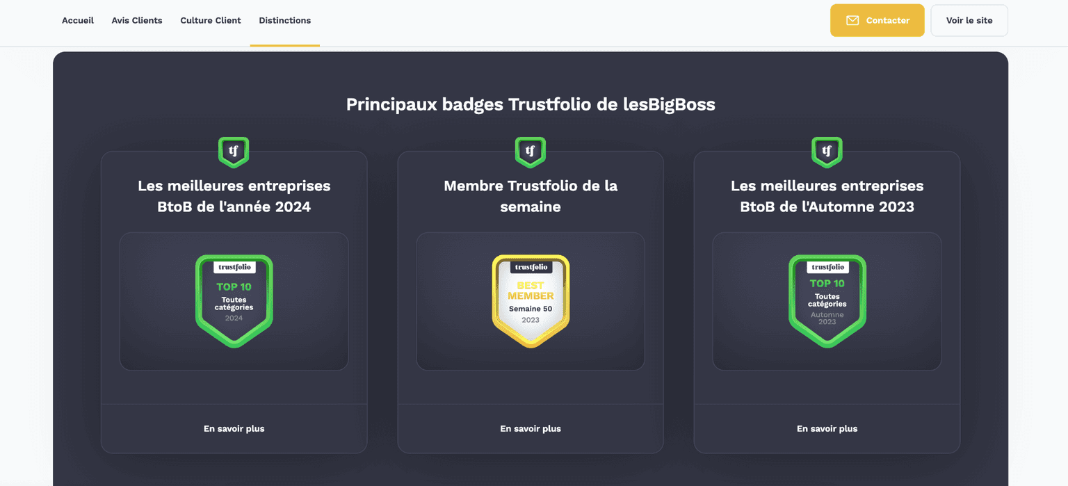 Badges téléchargeables