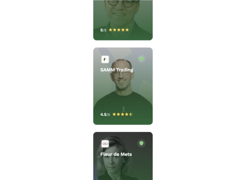 Aperçu du widget Human Carousel Vertical
